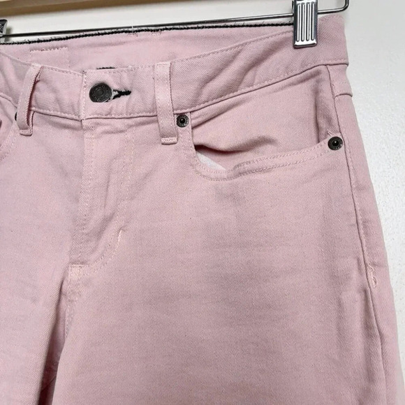 L.L.Bean Womens 2 Petites Pink Beanflex Skinny Leg Coolmax Jeans - Picture 5 of 12